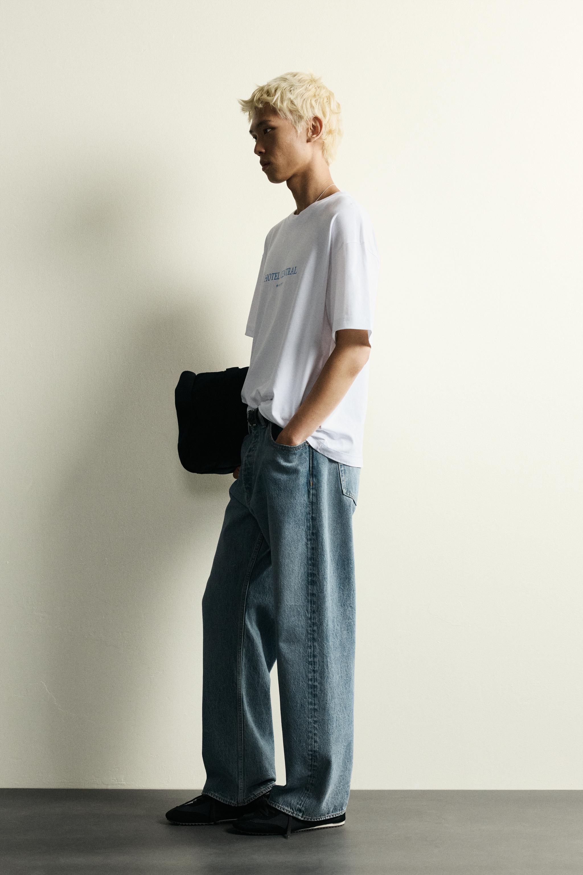 RELAXED FIT MIXED PRINT T-SHIRT